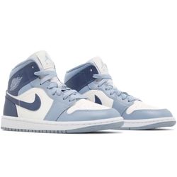 Air Jordan 1 Mid "Diffused Blue" Sz 7.5