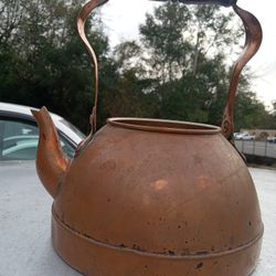 SOLID COPPER TEAPOT $10