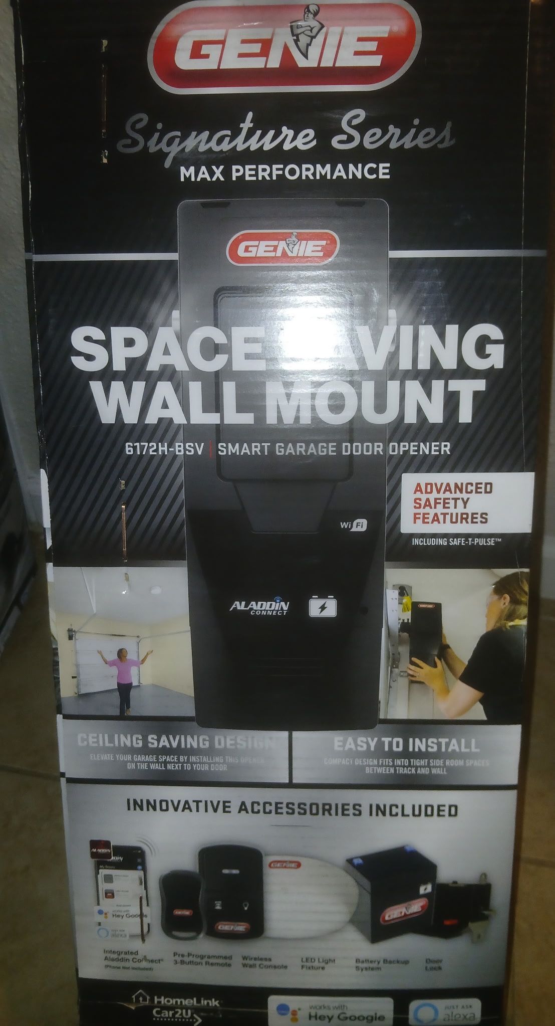 Wall Mount Smart Garage Door Opener-genie Brand