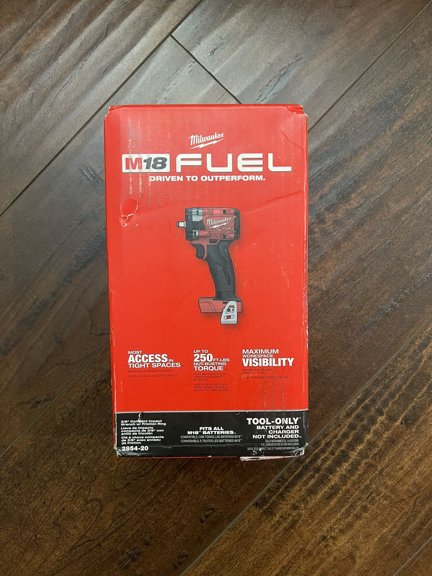 New M18 Milwaukee Fuel 3/8 Impact Wrench
