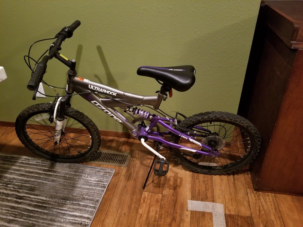 Ozone 500 ultra shock girl bike