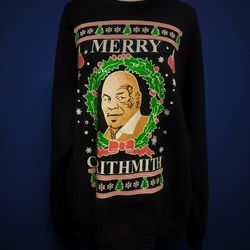 Mike Tyson "Merry Chrithmith" Sweatshirt (Size M)