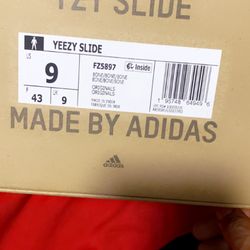 Ds Adidas Yeezy Slide Bone Sz9