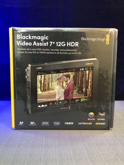 Blackmagic Design Video Assist 7" 12G-SDI/HDMI HDR Recording Monitor