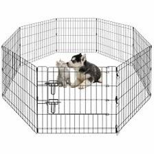 Foldable Metal Pet Playpen Exercise Pen used