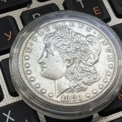 $1 1880. Coin USA. Morgan Dollar. Ag. 0.900