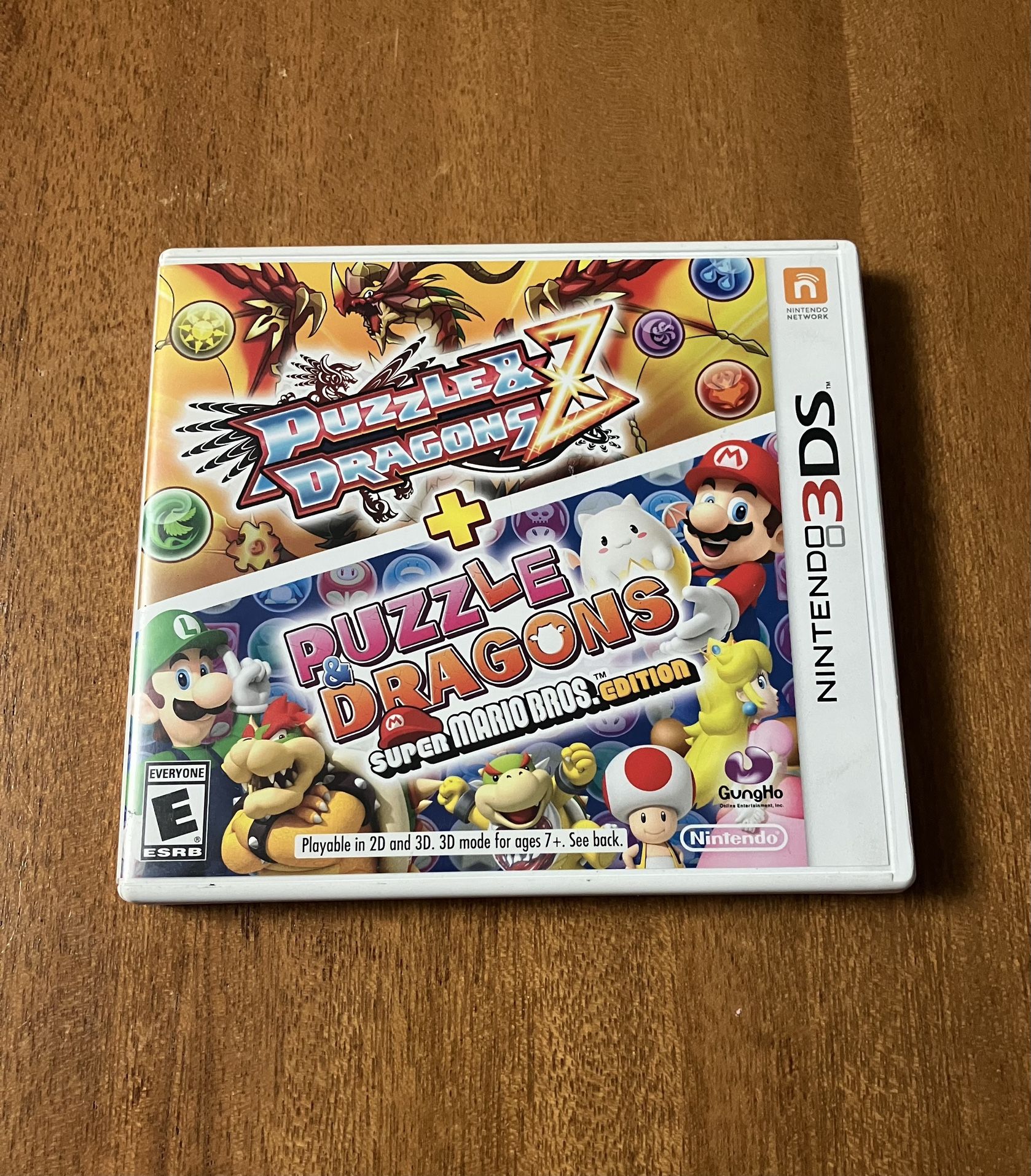 Puzzle & Dragons Z + Super Mario Bros Edition Nintendo 3DS New 2DS 