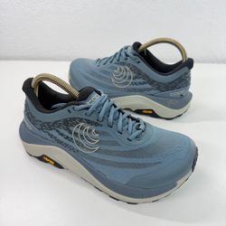 Topo Athletic Ultraventure 4 Shoes Womens 6.5 Stone Grey Trail Vibram Sole