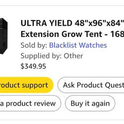 Ultra Yield Grow Tent 8x12ft