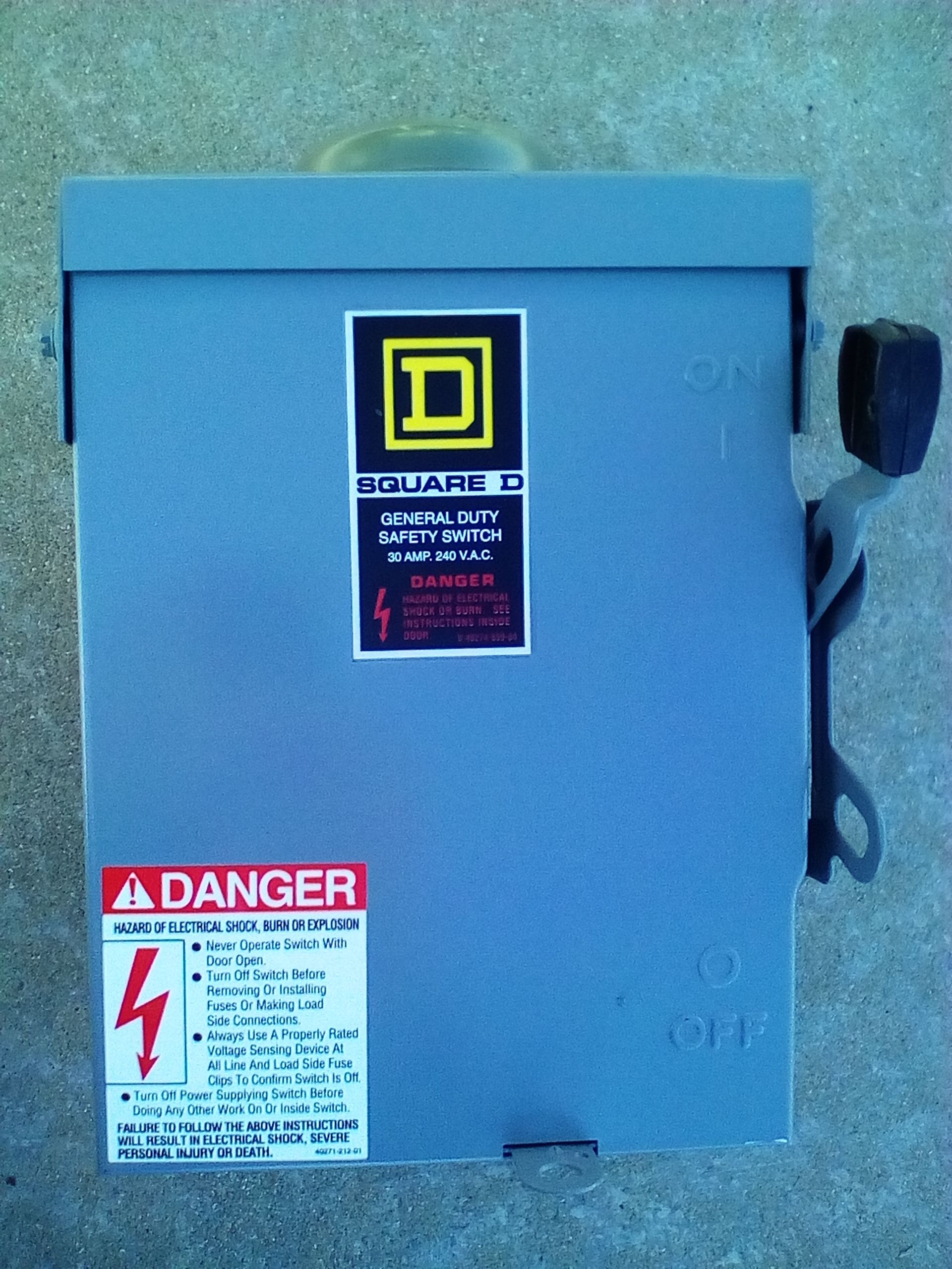 Square D General Duty Safety Switch