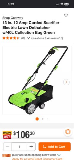 Brand new corded Scarifier 65$
