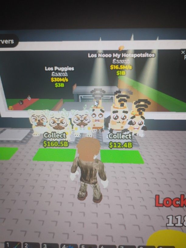 Steal A Brainrot Los Puggies And Los Noo My Hotspotsitos