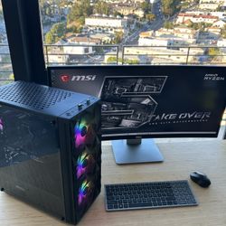 NEW! Gaming PC AMD Ryzen 7 9700X 32GB DDR5 Memory NVIDIA GeForce RTX4070 12GB 1TB SSD