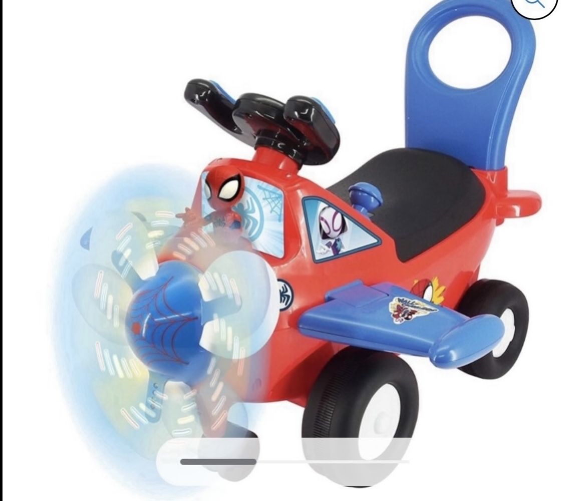 New Spider Man Riding Plane