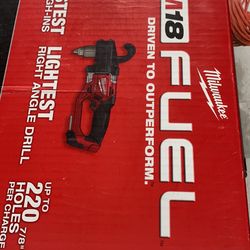 Milwaukee M18 FUEL GEN II 18-Volt Lithium-Ion Brushless Cordless 1/2 in. Hole Hawg Right Angle Drill (Tool-Only) solo herramienta