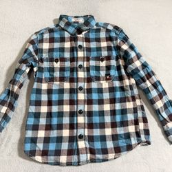 💯 NEW Miki House Plaid Shirt Boy 8-10yo