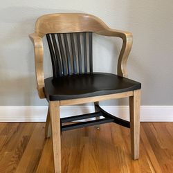 Vintage Bankers Chair Beautifully Refinished