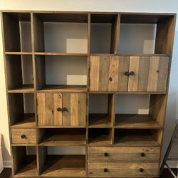 Book Shelf Room Divider Cabinet