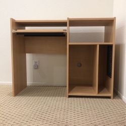 Great Condition IKEA Desk Natural Wood Color