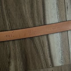 Coach 6600 Black Belt With Brass Buckle