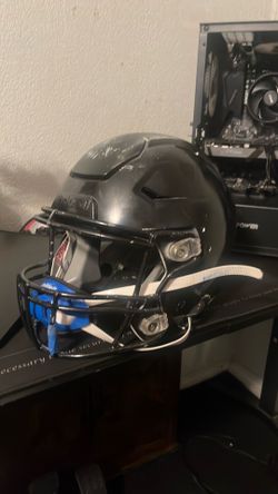 Riddell Black Football Helmet with Face Mask