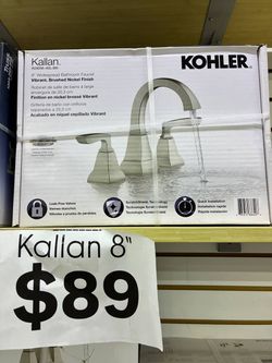 Kohler kallan 8" widespread bathroom faucet