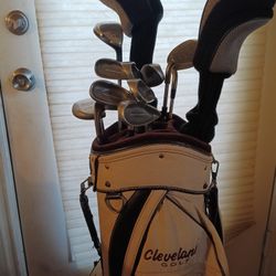 Golf Clubs And Carrier