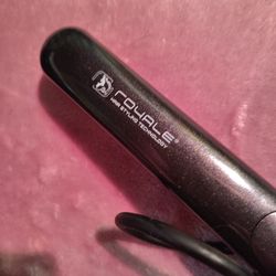 Royale 100% ceramic Tourmaline Plates + Optional Argan Infused Steam straightener