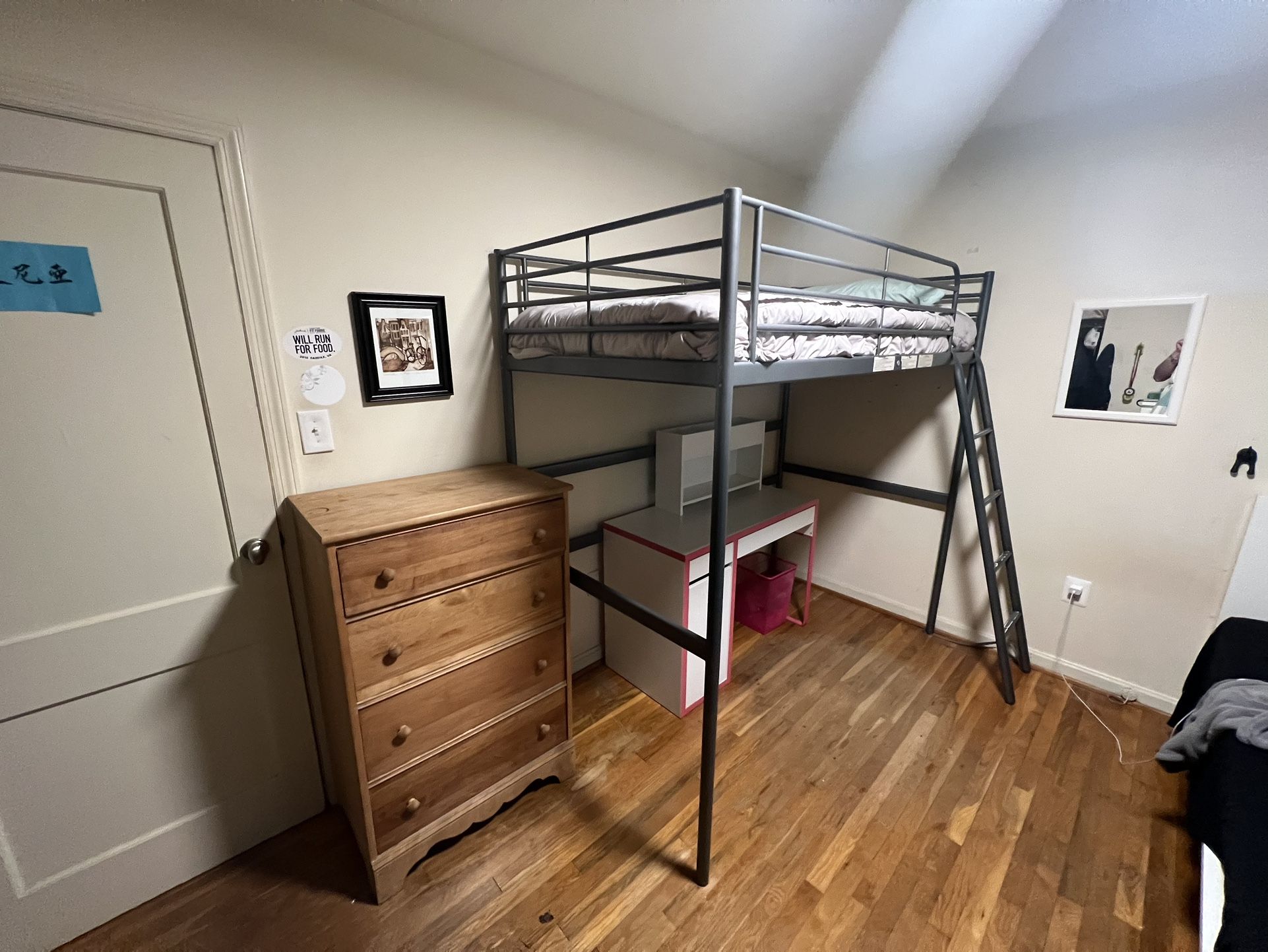 Desk And Bunk Bed