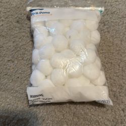 White Pom Poms