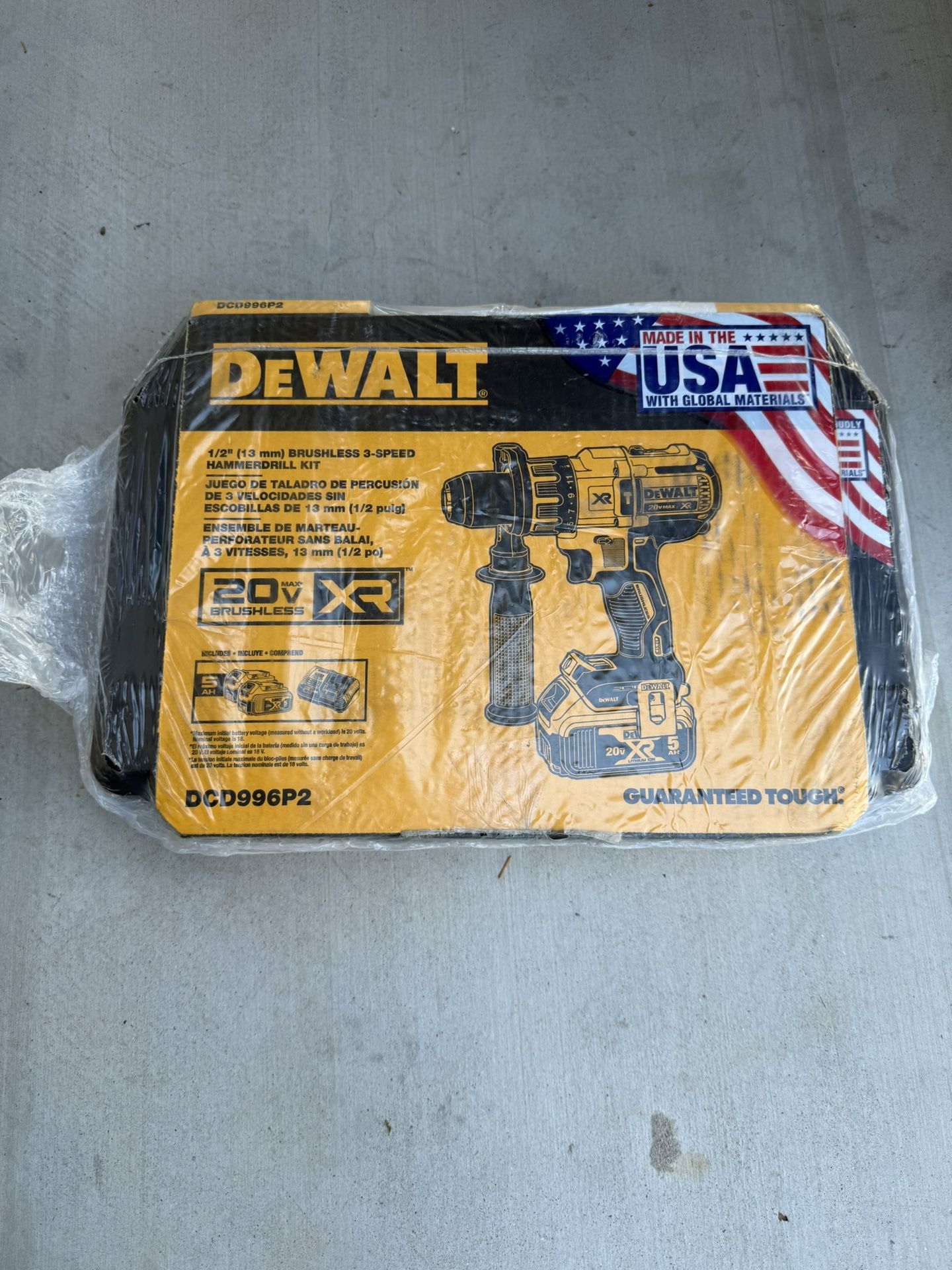 Dewalt 20v XR 1/2 Hammer Drill