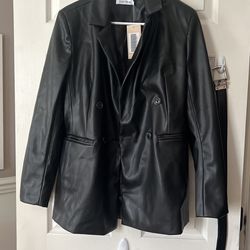 Leather coat! Still has tags in GREAT condition! 