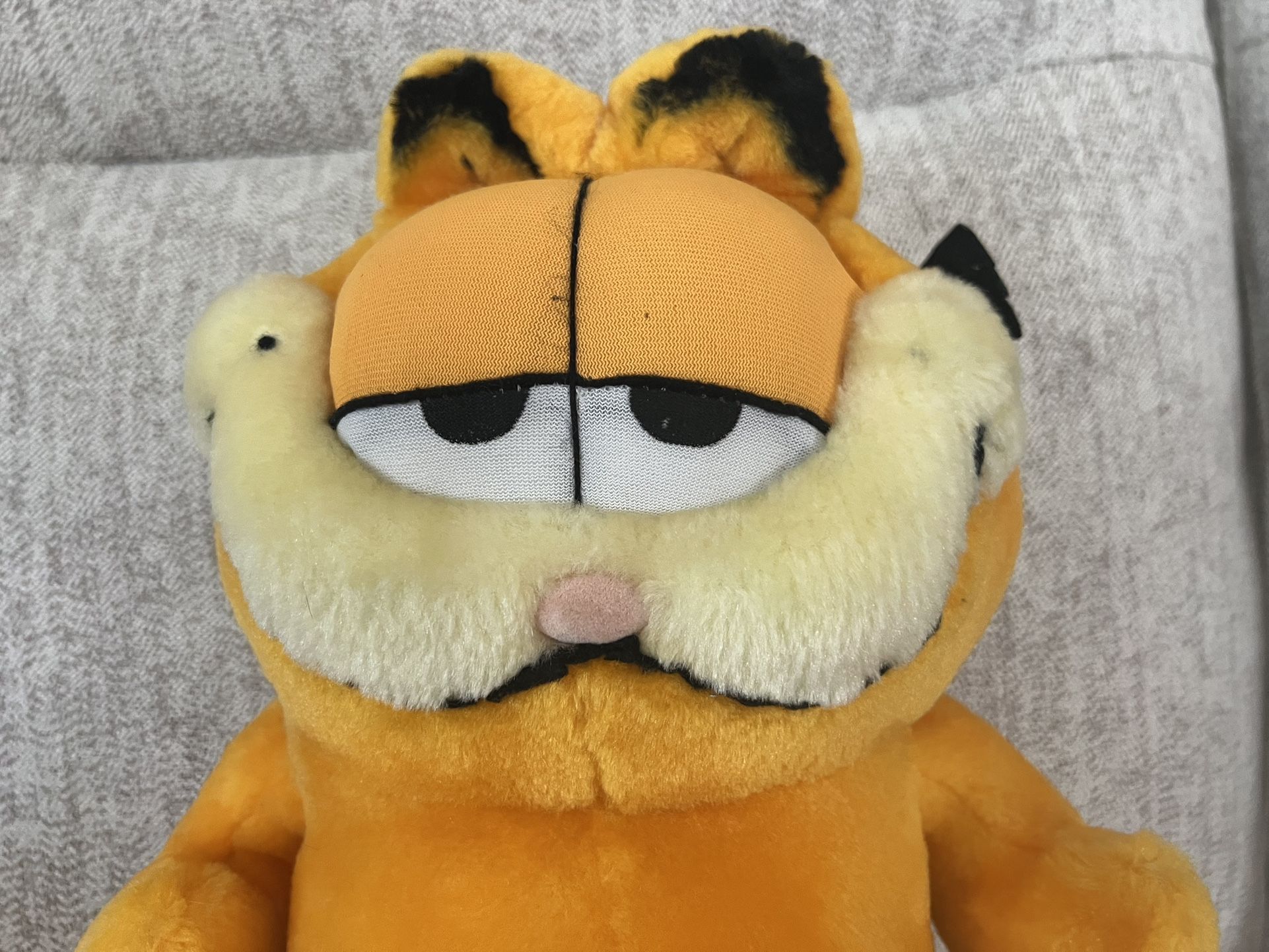 Hey Garfield fans, check out this 14” stuffed Garfield from Play By Play