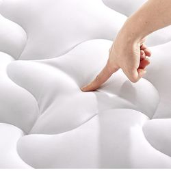 SLEEP ZONE Mattress Topper Twin Mattress Pad, Twin
