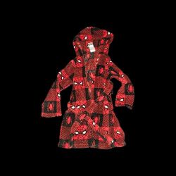 Spiderman Hooded Fleece Bath Robe