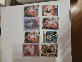LaMelo Ball Basketball Card Lot (8 Cards)  5 rookies 1 RED Prizm Refractor and 3 inserts