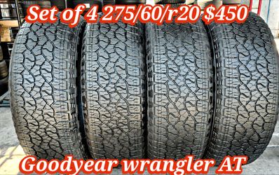 Set of 4 Goodyear wrangler AT 275/60/r20 ‼️ free instalation and balance ‼️