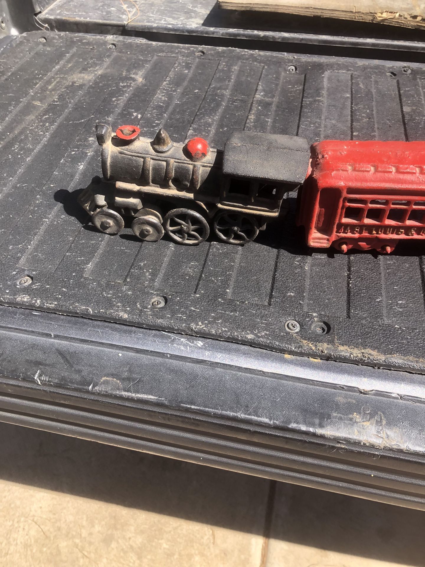 Vintage Cast Iron Train