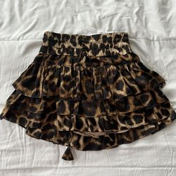 Leopard Print Skirt