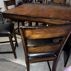 Table Set With Chairs