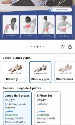 Set de almohadas para operadas