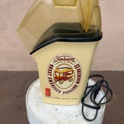 Popcorn Machine In Good Condition By Sunbean