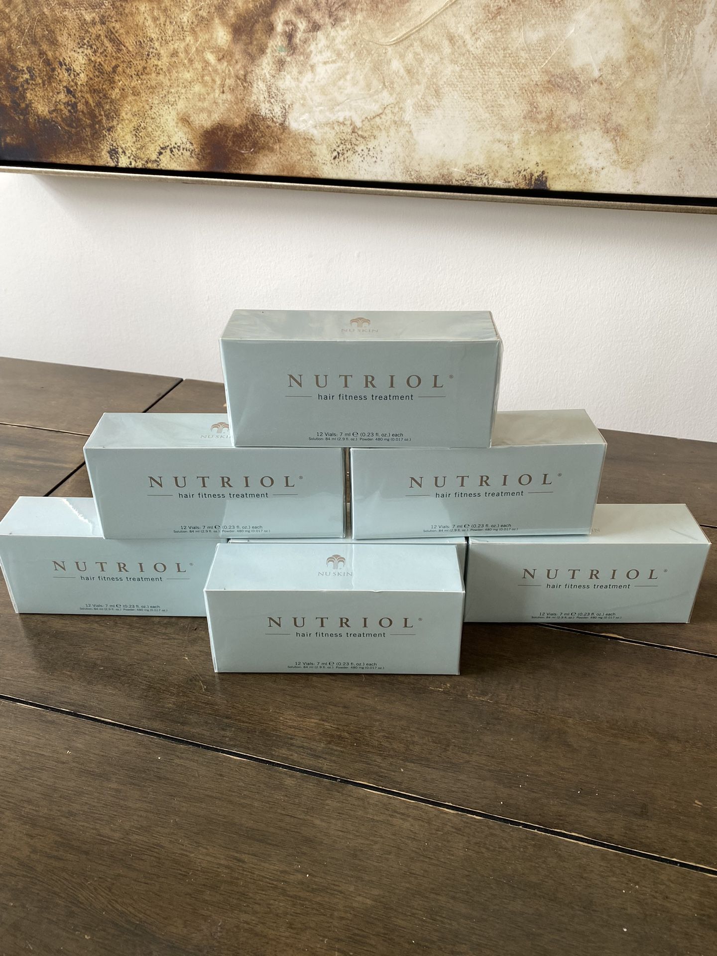 Nu Skin Nutriol Hair Fitness Treatment 12 Vials Rare Discontinued New SEALED Box