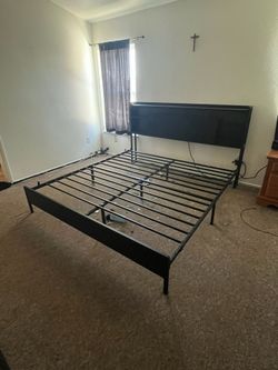 King size bed frame