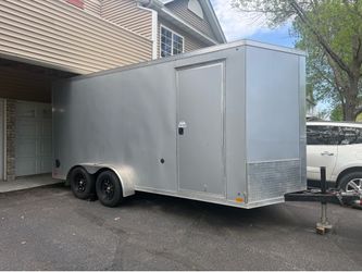 7x18 enclosed trailer, cross trailers