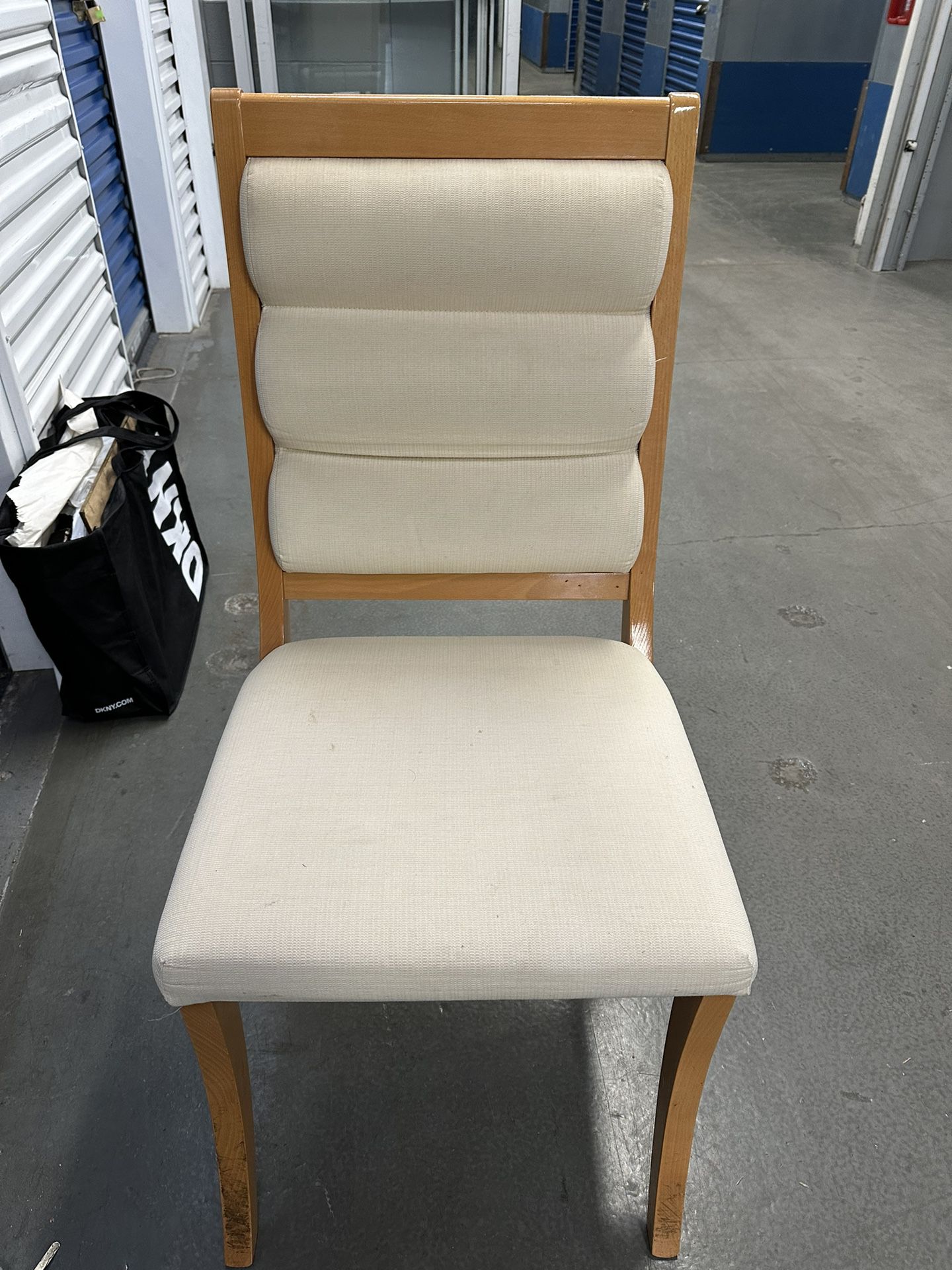 Beautiful White Upholstered Chair