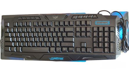 3 Color LED Backlight USB Wired illuminated Game Gaming Keyboard PC