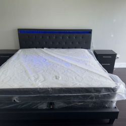 Bedroom-Set -Queen-Size- Juego-de-Dormitorio 🚚[Fast-Delivery]💨