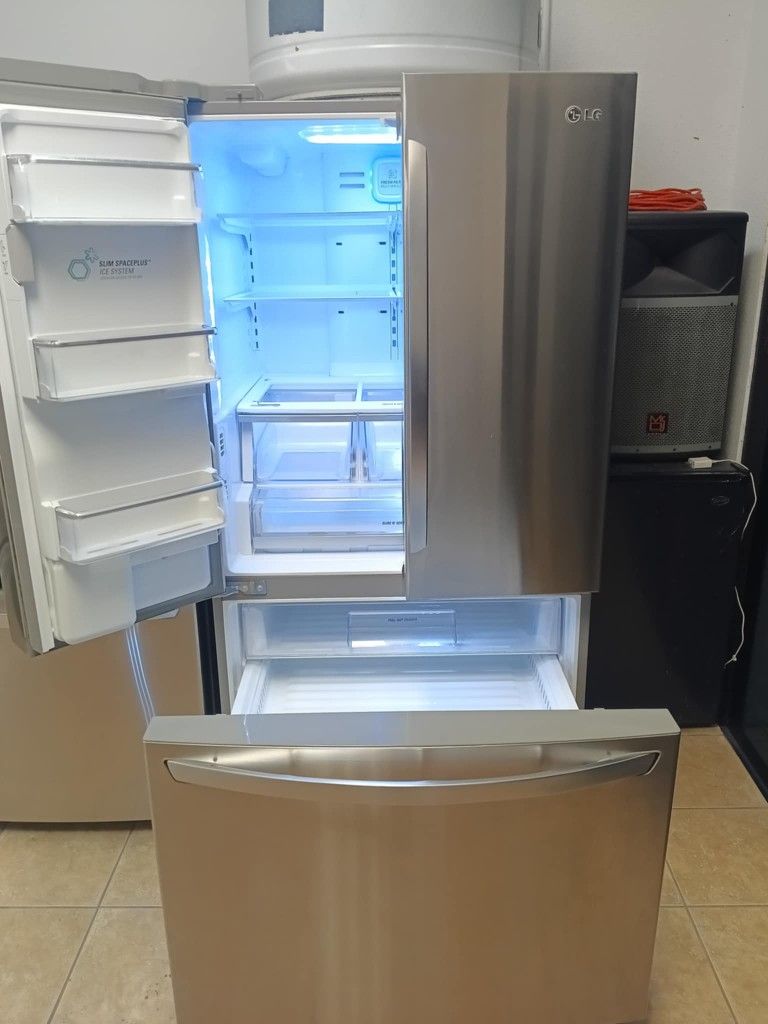 REFRIGERATOR LG 3 DOORS ✨️ FREE DELIVERY ✨️  ✅️STAINLESS STEEL ✅️