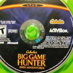 Cabela's Deer Hunt Big Gamer Hunt Xbox Game 
